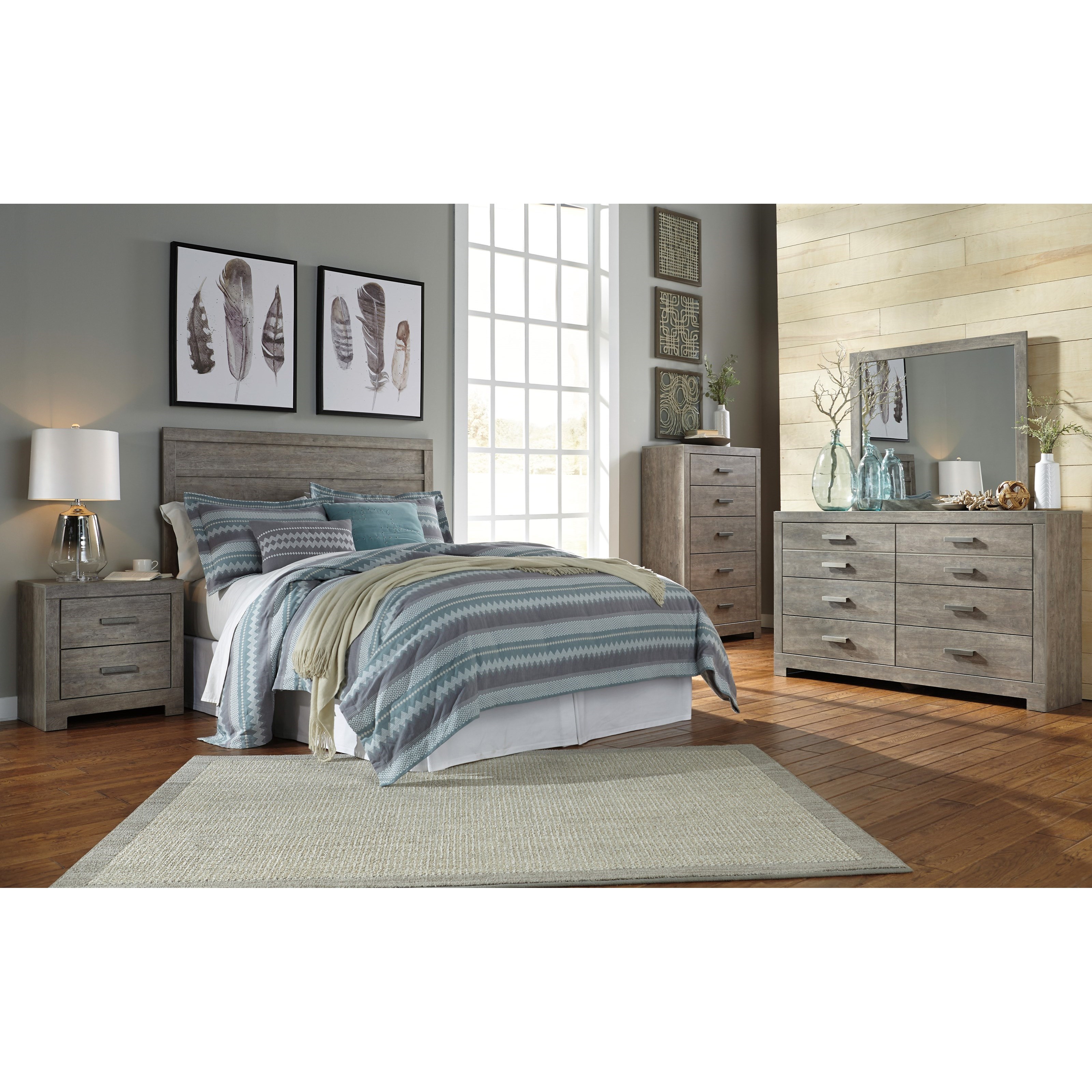 Ashley Signature Design Culverbach Queen Bedroom Group Dunk & Bright